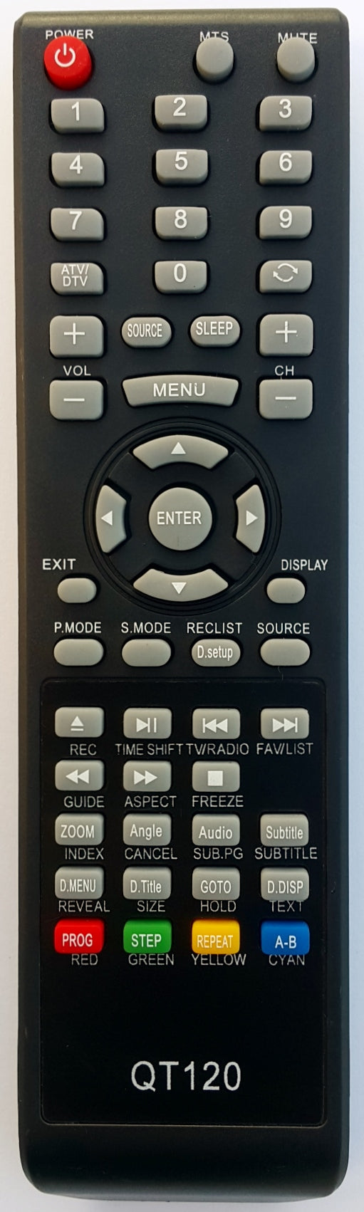 Soniq TV Replacement Remote Control  QT-120