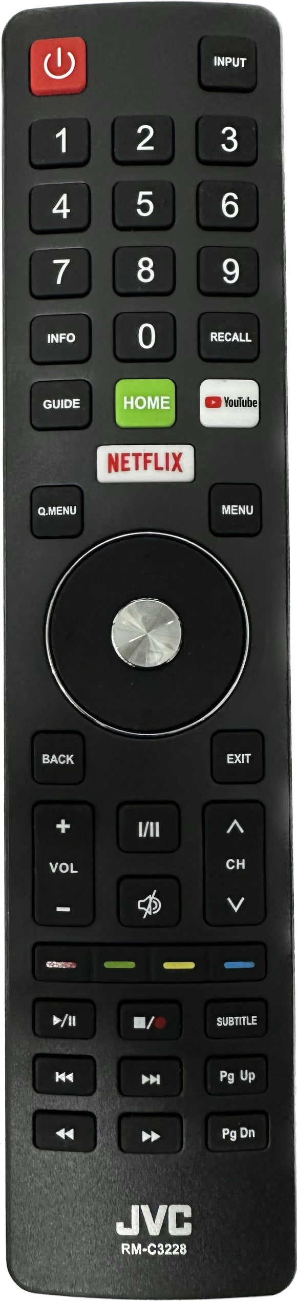 JVC Smart TV Original Remote Control  RM-C3228 - LT65N7105A LT55N7105A TV Genuine