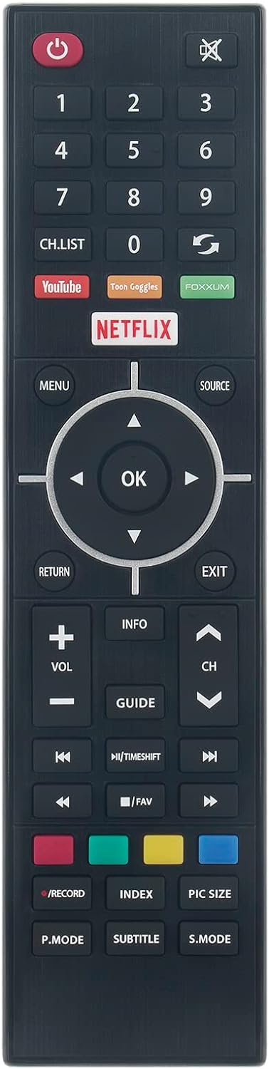 Polaroid PL65UHDNF Smart TV  V2  Remote Control