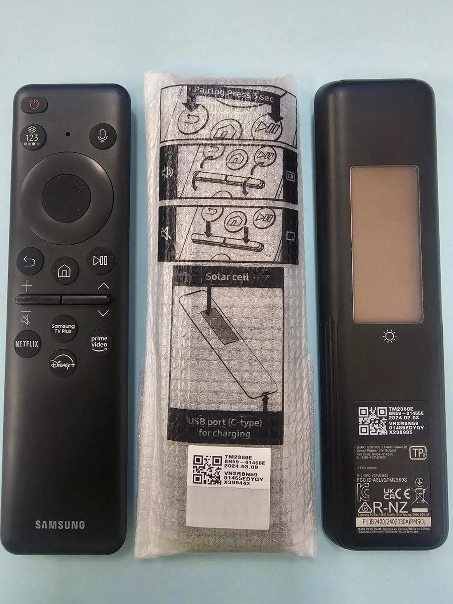 Original Samsung Smart TV Remote Solar Cell Remote Control BN59-01455E ...