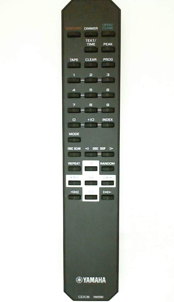 Cd Remote Yamaha CD Player Original Remote Control CDC6 V662560 Genuine – Remote ...
