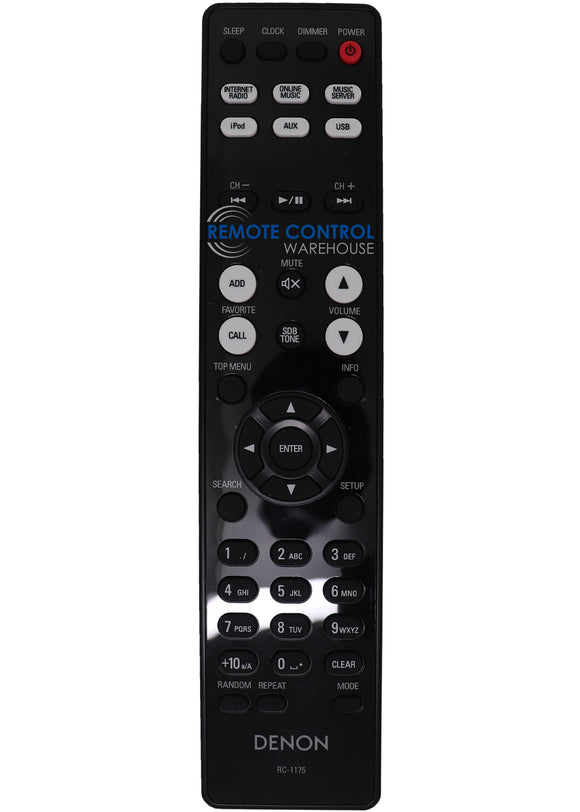 thumbnail image 2 of Genuine Denon Receiver Remote Control RC-1244 – Original Replacement Remote 2 of 6