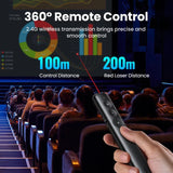 UGREEN Wireless Presenter Presentation Remote Clicker Laser Pointer