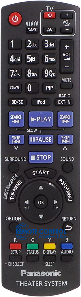 Panasonic Original Remote Control N2QAKB000073 - SABT200 SABT207 SABTX70  HOME THEATRE SYSTEM Genuine