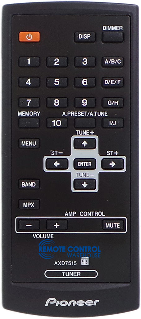 Pioneer Original Remote Control AXD7515 Genuine