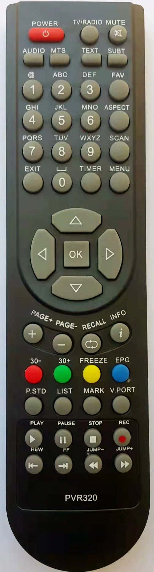 Bauhn HDPVR2400 PVR Replacement Remote Control