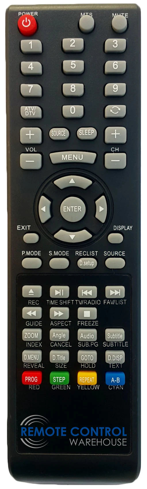 GVA G19HDLCDD1 TV Replacement Remote Control