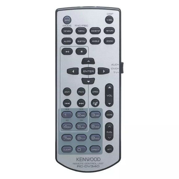 Kenwood DDX6033BT DDX4033BT Multimedia Receiver Original Remote Control RC-DV340 Genuine