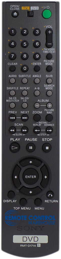 Sony Original DVD Remote Control RMT-D171A RMTD171A Genuine