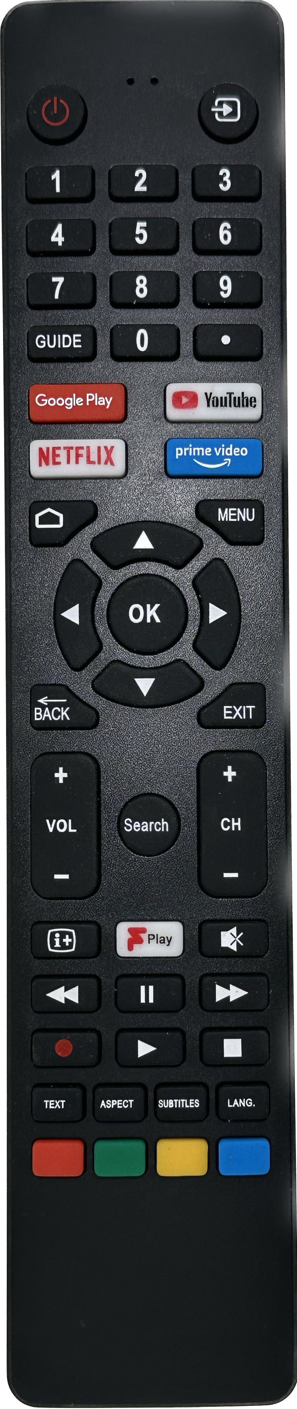 JVC LT-65N7115A11 TV Replacement Remote Control