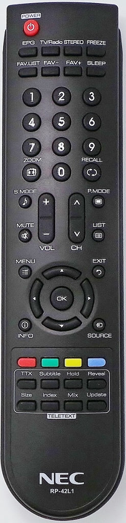 NEC REMOTE RP-42L1Replace RC-1010A Suit PXT42XD1 PXT42XD2 PXT50XD1 PXT50XD2 - Remote Control Warehouse