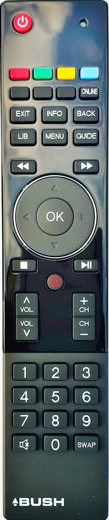 ORIGINAL BUSH REMOTE CONTROL BV21R050WRC - VIEW21 SMART DIGITAL TV RECORDER - Remote Control Warehouse