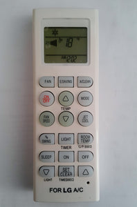 LG AIR CONDITIONER WS18TWS - REPLACEMENT REMOTE CONTROL