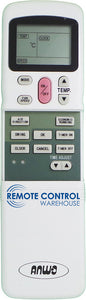 ANWO Air Conditioner Remote Control  R11HG-E - Remote Control Warehouse