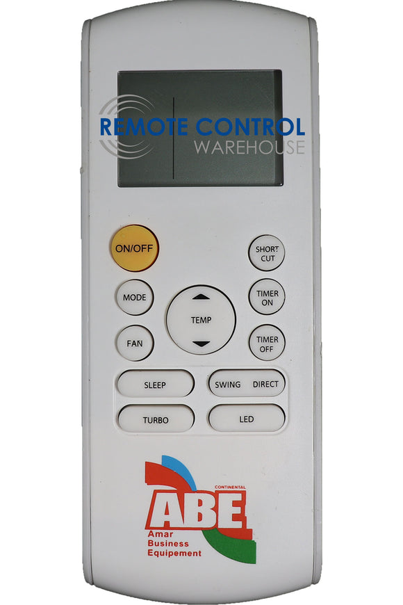 ABE Air Conditioner Original Remote Control - RG57B/BGE