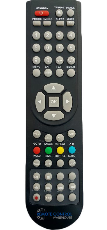 GVA GVA40FHD LCD TV Replacemet Remote Control