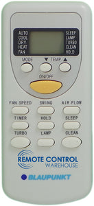 BLAUPUNKT Air Conditioner Remote Control -  ZH/JT-03 ZH/JT03 - Remote Control Warehouse