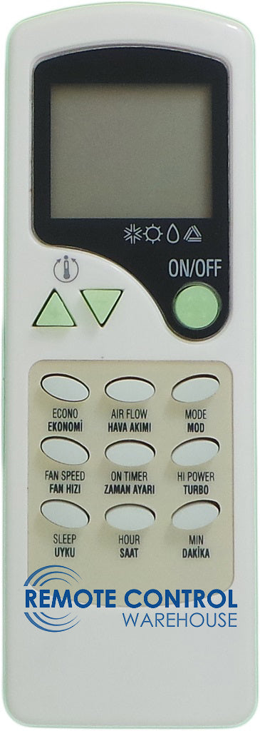 CHIGO Air Conditioner Remote Control - ZH/LW-03 ZH/LW03 - Remote Control Warehouse
