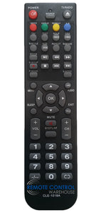 HITACHI REPLACEMENT REMOTE CONTROL CLE1018B CLE-1018A - VZC32HD5300 HD LED LCD TV DVD Combo