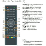 Hitachi Smart TV Original Remote Control CLE-1022 - UZ406200 UZ557000 UZ6100 & UZ67000 Series VZ556100 VZ656100 and all 6100 and 7000 series Genuine