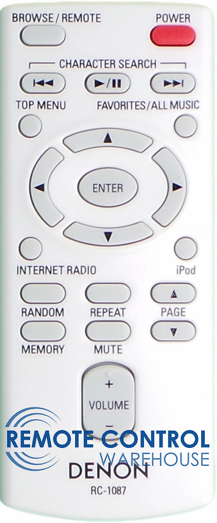 DENON ASD3N ASD3W ASD3 Control Dock Remote Control RC-1087 – Remote ...