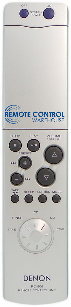 DENON RC 906 - Remote Control Warehouse