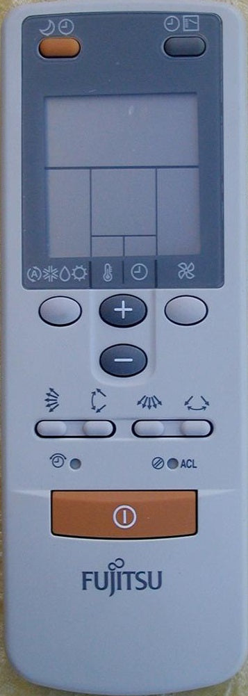 Original Fujitsu Air Conditioner Remote Control ARJW19 AR-JW19 - Remote Control Warehouse