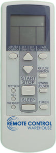 Replacement  Fujitsu Air Conditioner Remote Control  AR-DJ2 ARDJ2 - Remote Control Warehouse