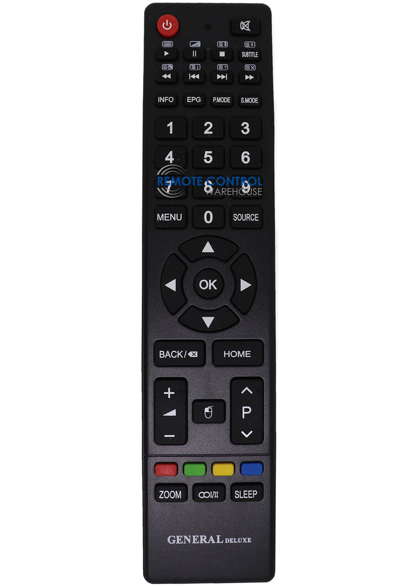 GENERAL DELUXE TV Remote Control -JKT-91B-2 – Remote Control Warehouse