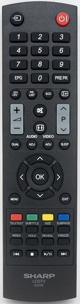 Télécommande Originale Neuf Pour Sharp LC-46LU700E, LC46LU700S - Modèle GA771WJSA - Infrashop