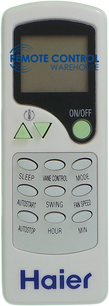 HAIER AIR CONDITIONER REMOTE CONTROL - ZCF/LW-17 ZCF/LW17 - Remote Control Warehouse