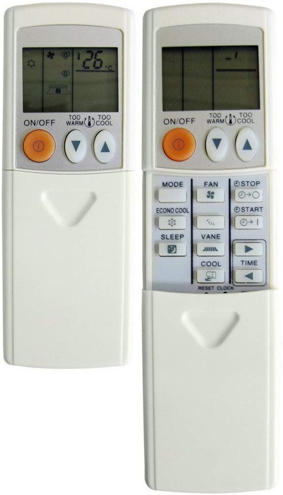 VINABTY AR-RCD1C Telecomando di sostituzione compatibile con Fujitsu Air Conditioner AR-RCD1E RCE1E VINABTY AR-RCD1C Telecomando di sostituzione compatibile con Fujitsu Air Conditioner AR-RCD1E RCE1E