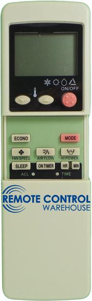 REPLACEMENT STARWAY AIR CONDITIONER REMOTE CONTROL RKN502A500 - Remote Control Warehouse