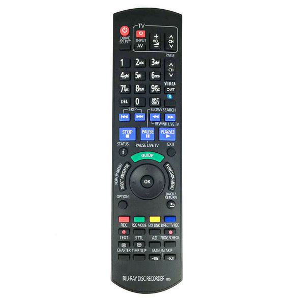 Replacement PANASONIC Remote Control N2QAYB000610 - DMR-PWT700 DMR-PWT800