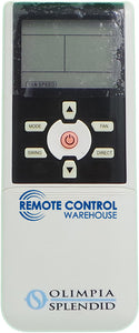 ORIGINAL OLIMPIA SPLENDID AIR CONDITIONER REMOTE CONTROL R07B/BGE - Remote Control Warehouse