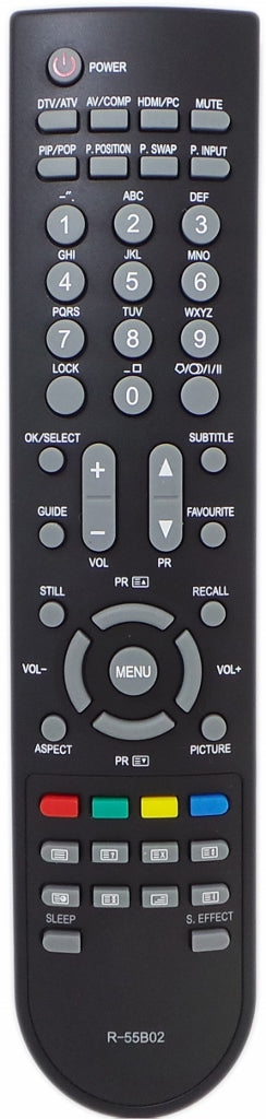 Palsonic Remote Control R-55B02 -  TFTV68HDT  TFTV81HDT  TFTV81PBHDT  TFTV93HDT  TFTV106HDT  LCD TV - Remote Control Warehouse