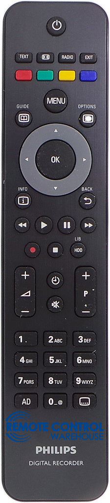 Philips Remote Control RC2484402/01 - HDT8520 HDT8520/05 TWIN TUNER VIDEO RECORDER