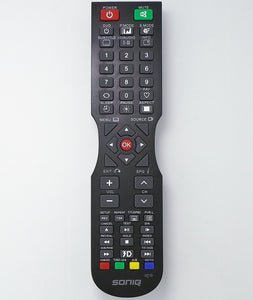 Original SONIQ Remote Control QT117E -  QSP550TV2  QSP500TV6  QSP426TV2 - Remote Control Warehouse