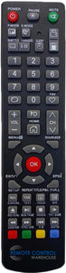 REPLACEMENT SONIQ REMOTE CONTROL QT1E - N55UX17C-AU N55UX17CAU N55UX17C TV - Remote Control Warehouse
