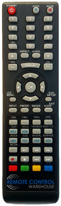 TECO LED24JFRDHU LCD TV Replacement Remote Control