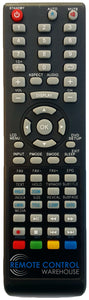 TECO REPLACEMENT REMOTE CONTROL - LED32IHRDH LED WITH DVD COMBO TV