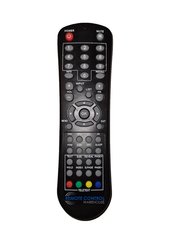 RANK ARENA SV-18H1LHD LCD TV Replacement Remote Control