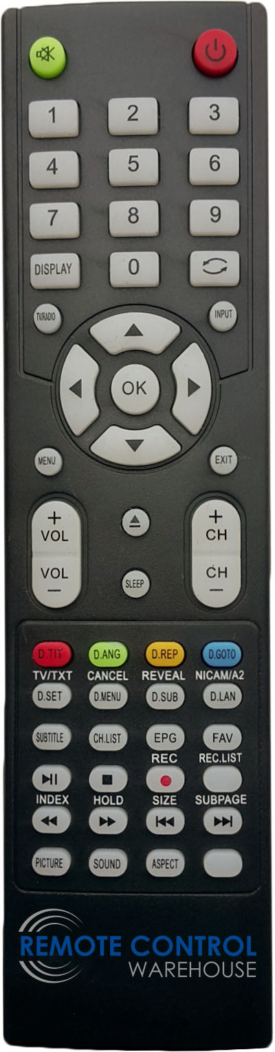REPLACEMENT CONIA REMOTE CONTROL - CE2202FHDVDR LED  TV - Remote Control Warehouse