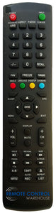 Replacement Palsonic Remote Control RC-8055  TFTV8055MW LCD TV