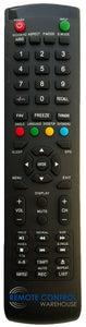 Palsonic TFTV4355M LCD TV Replacement Remote Control