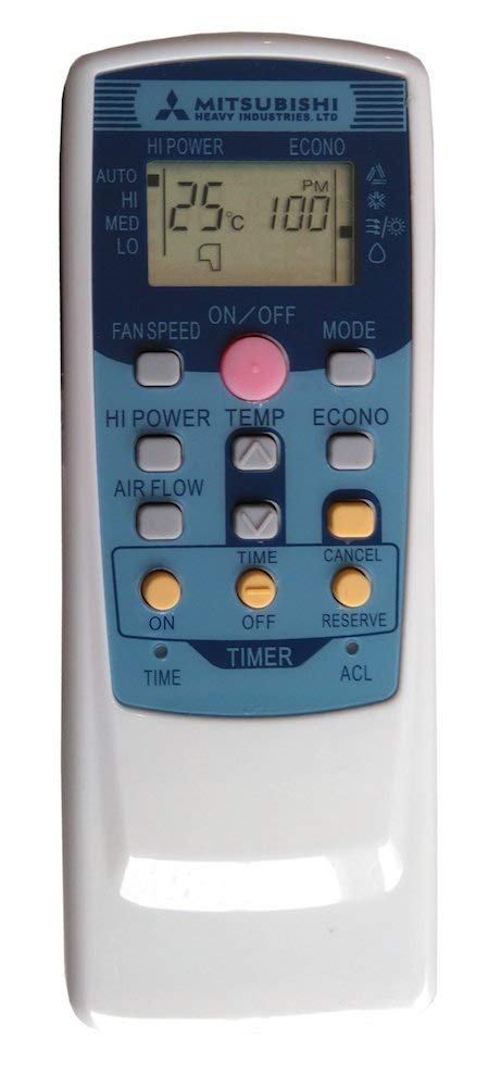 ORIGINAL MITSUBISHI AIR CONDITIONER REMOTE CONTROL - RMA502A001F - Remote Control Warehouse