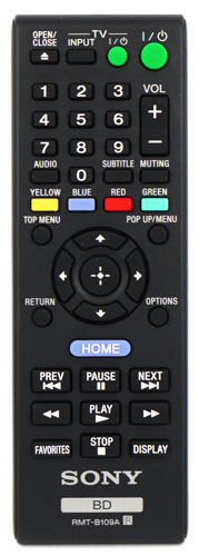 Original Sony Remote Control RMTB109A replace RMTB109P RMT-B109P BDPS4 ...