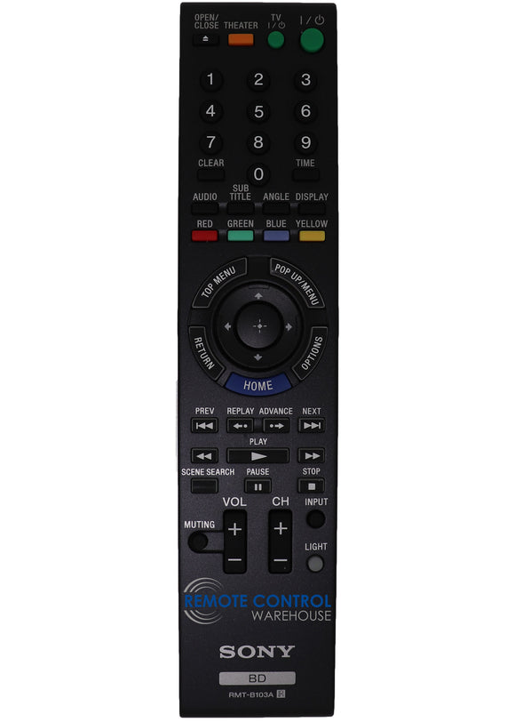 Sony Original Remote Control - RMT-B103A  Genuine