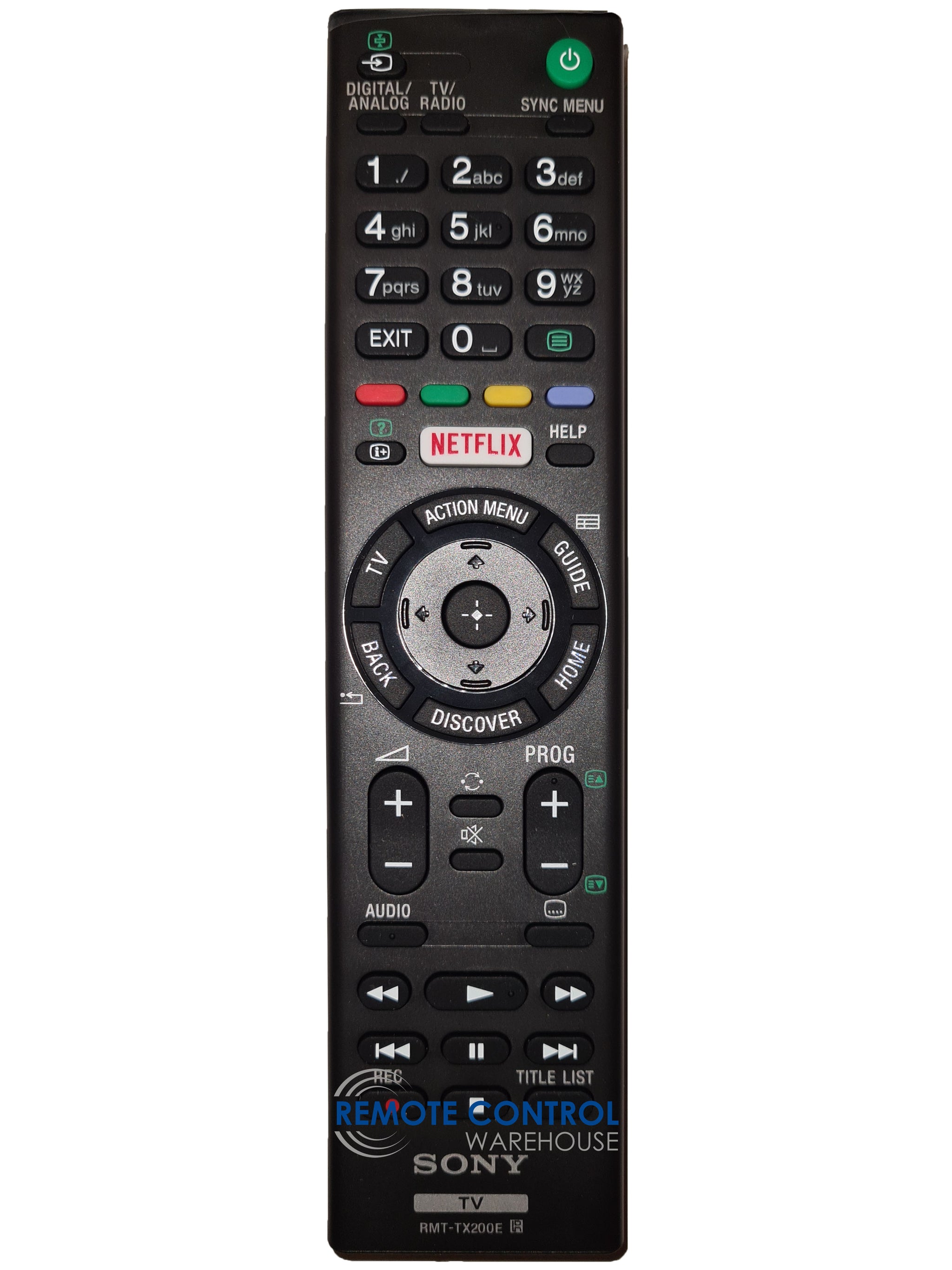 Original Sony RM-GD031 TV Remote - Replacement For KDL-40W600B, KDL-42W700B & More