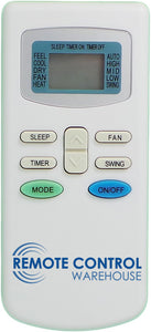 ALPINE Air Conditioner JS2510AH Remote Control